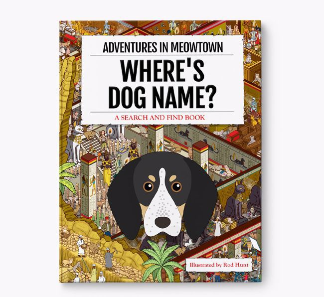 Personalised Bluetick Coonhound Book: Where's Bluetick Coonhound? Volume 2
